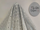 RESILLE LUNE PLUMETIS ARGENT - My Little Coupon - tissu - coudre