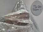 RESILLE LUNE PLUMETIS ARGENT - My Little Coupon - tissu - coudre