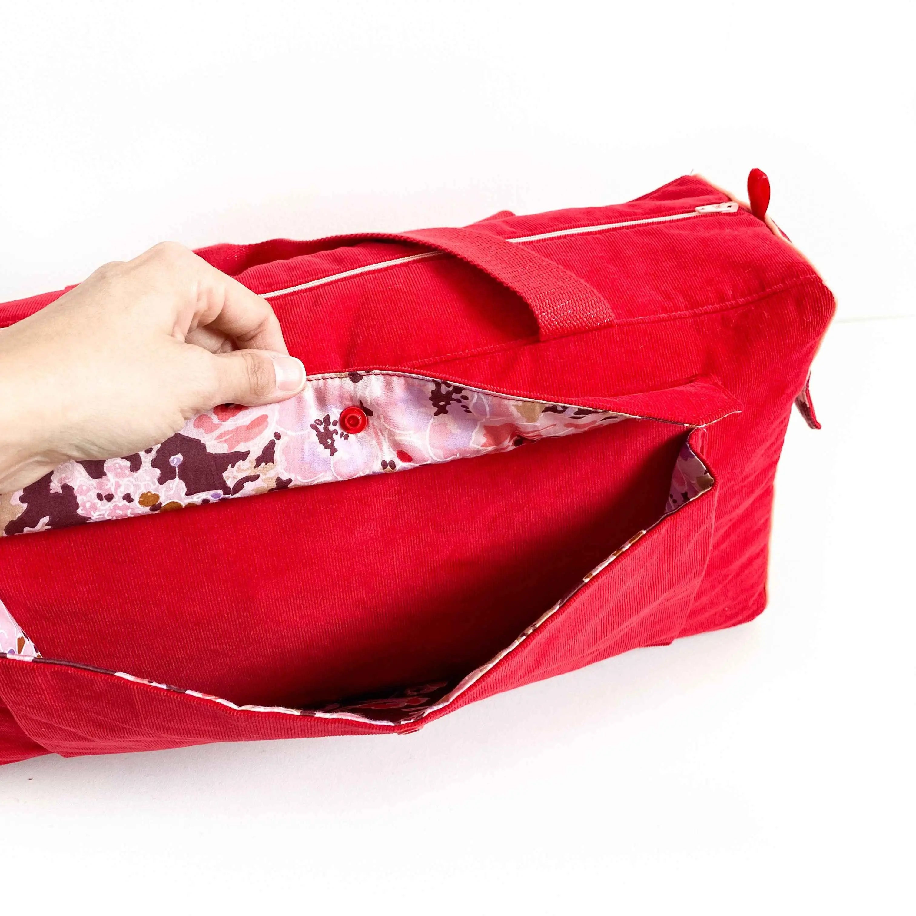 Sac Simone (sac à projets) - Patron Nom d'une couture ! - My Little Coupon - tissu - coudre