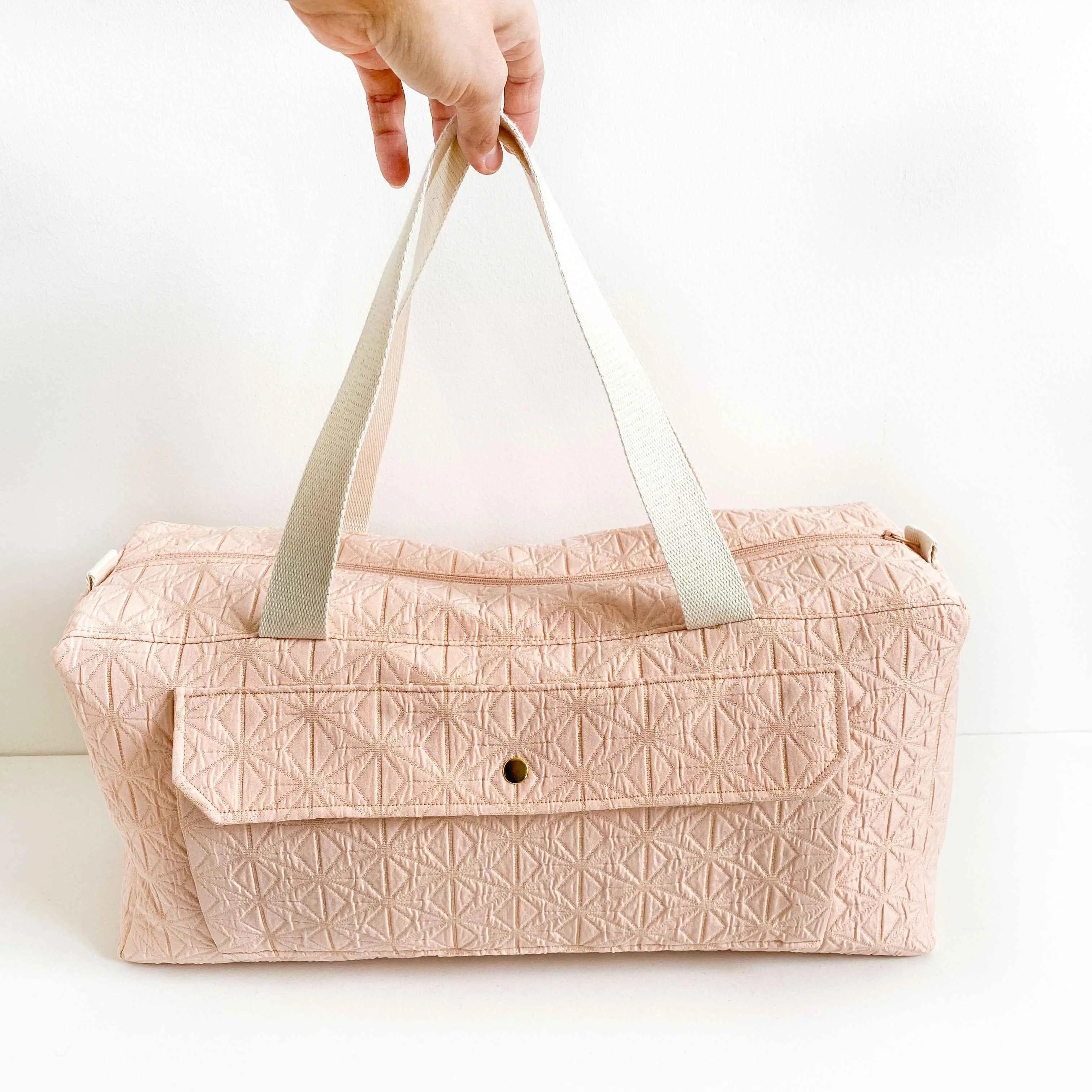 Sac Simone (sac à projets) - Patron Nom d'une couture ! - My Little Coupon - tissu - coudre