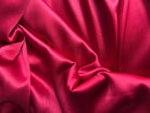 SATIN DE SOIE ROUGE CARMIN - coupon de 3 mètres - My Little Coupon - tissu - coudre