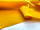 TAFFETAS ENDUIT JAUNE - My Little Coupon - tissu - coudre