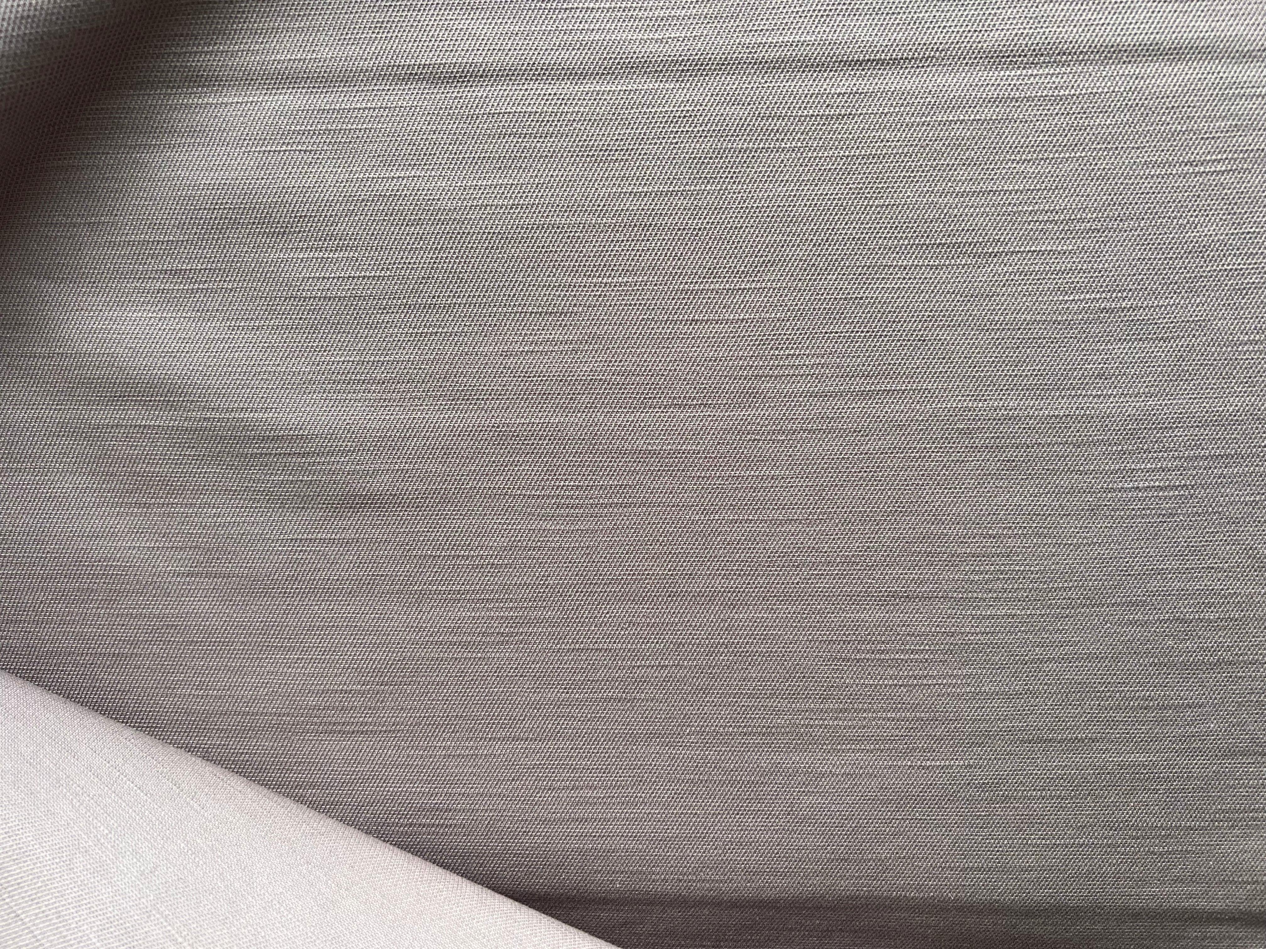 TISSU COTON ARMURÉ GRIS TAUPE - My Little Coupon - tissu - coudre