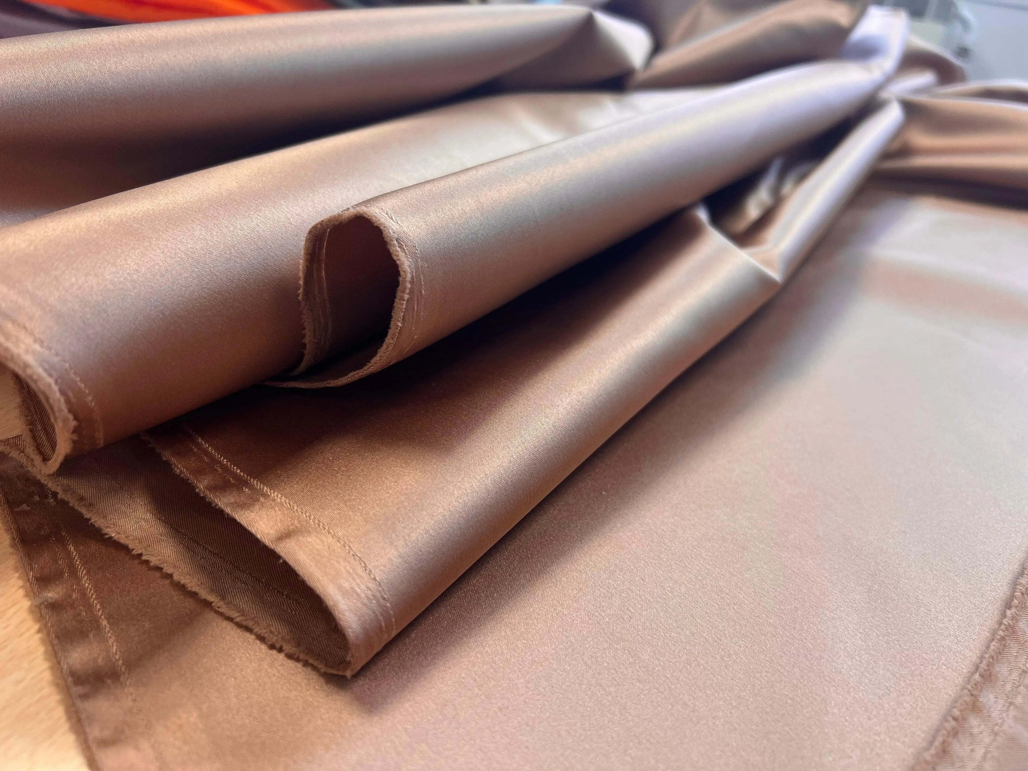 TOILE ENDUITE MARRON GLACÉ - coupon de 3 mètres - My Little Coupon - tissu - coudre