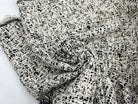 TWEED DE PRINTEMPS REVERSIBLE NOIR ET BLANC - coupon de 3 mètres - My Little Coupon - tissu - coudre
