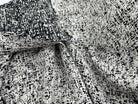 TWEED DE PRINTEMPS REVERSIBLE NOIR ET BLANC - coupon de 3 mètres - My Little Coupon - tissu - coudre