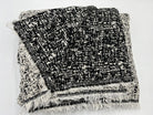 TWEED DE PRINTEMPS REVERSIBLE NOIR ET BLANC - coupon de 3 mètres - My Little Coupon - tissu - coudre