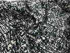 TWEED DE PRINTEMPS REVERSIBLE NOIR ET BLANC - coupon de 3 mètres - My Little Coupon - tissu - coudre