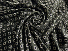 VELOURS LISSE FOND KHAKI FONCÉ PETITS MOTIFS - My Little Coupon - tissu - coudre