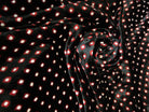 VELOURS LISSE FOND NOIR PETITS MOTIFS 18% SOIE - My Little Coupon - tissu - coudre