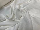 VISCOSE TOUCHÉ PEACHSKIN BLANC CASSÉ - coupon de tissu de 3 mètres - My Little Coupon - tissu - coudre
