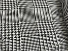 VOILE 100% COTON PEIGNÉ PIED DE COQ EN PRINCE DE GALLES NOIR ET BLANC - My Little Coupon - tissu - coudre