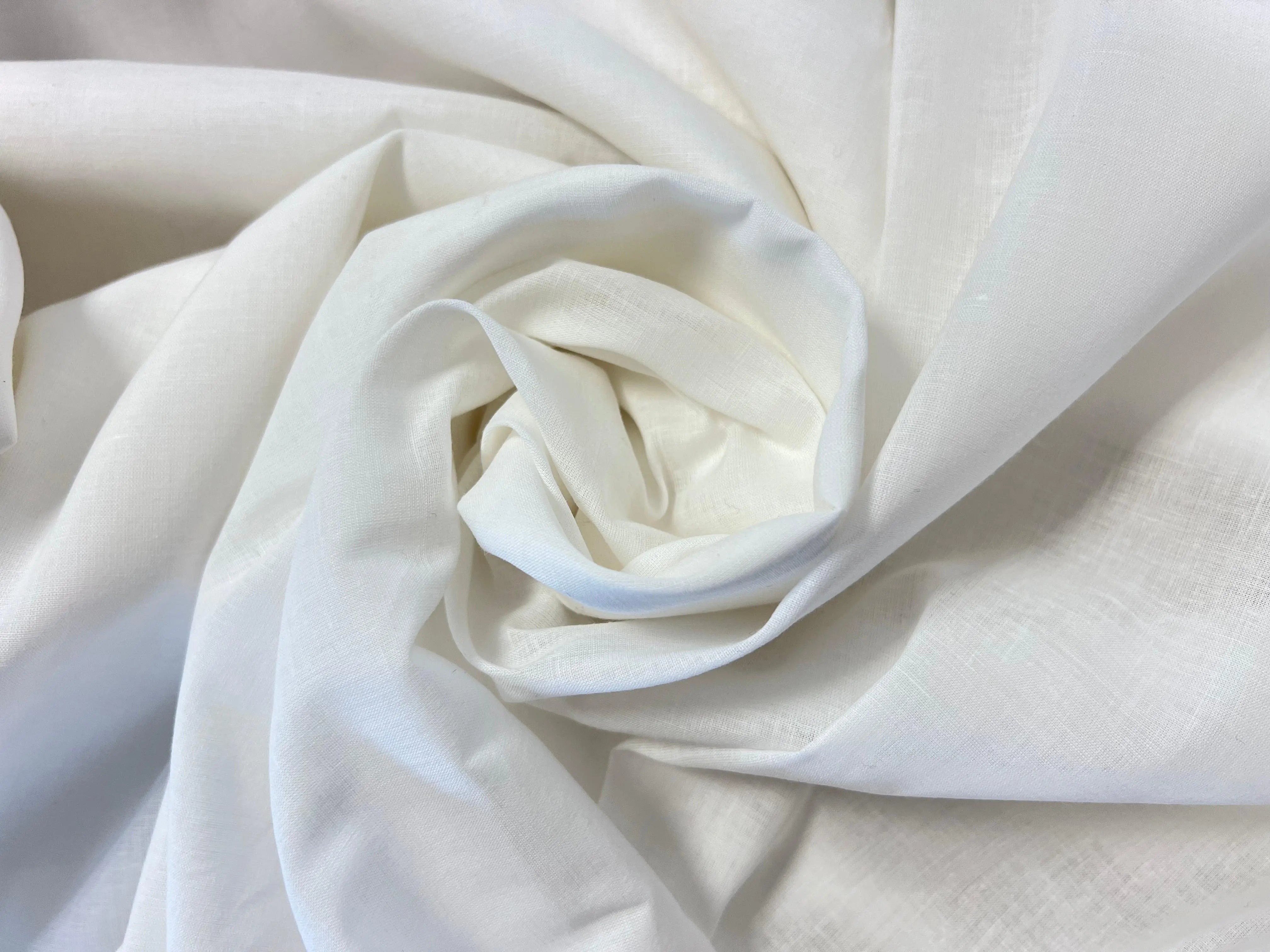 VOILE DE COTON BLANC OPTIQUE - My Little Coupon - tissu - coudre
