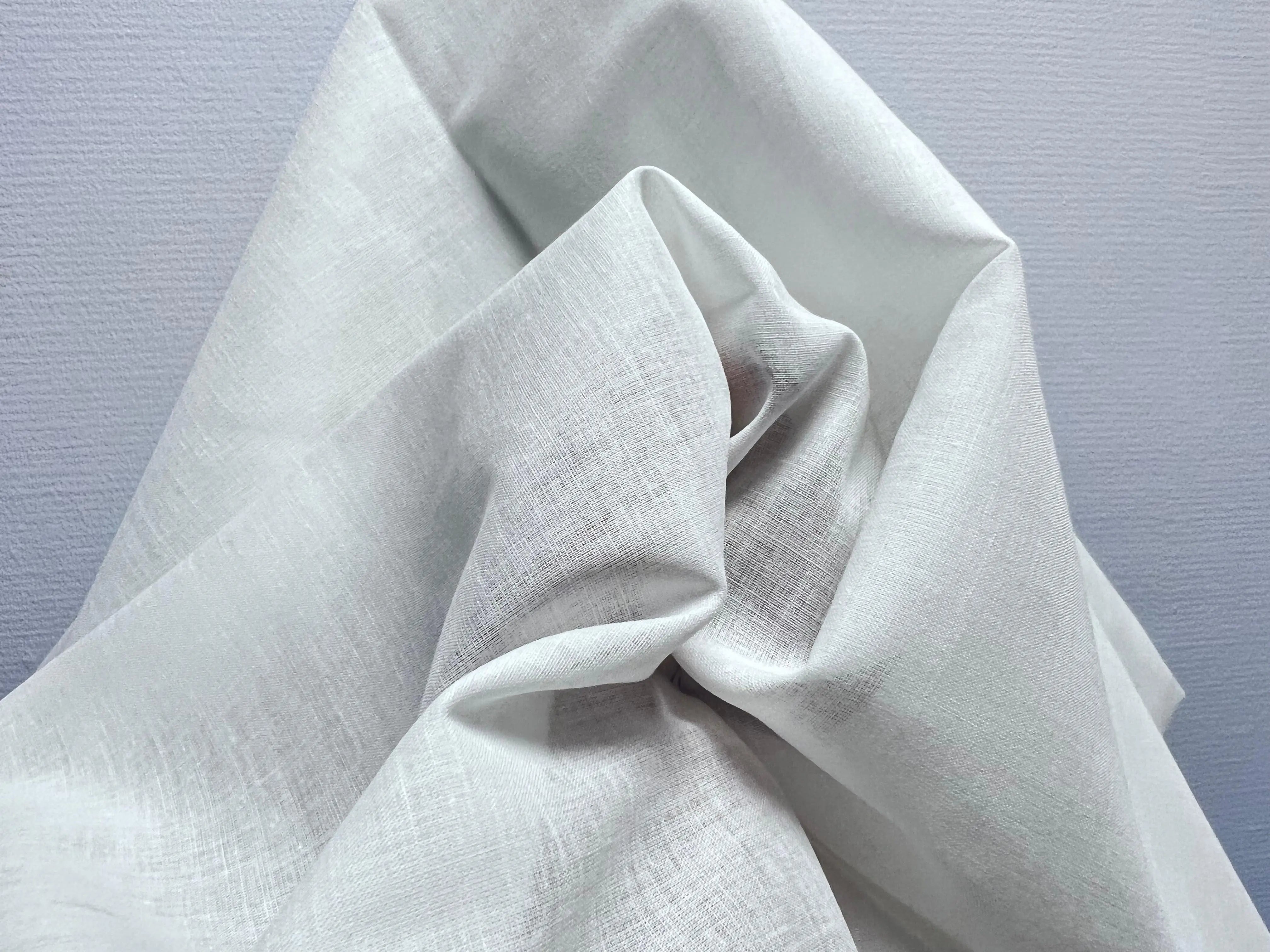 VOILE DE COTON BLANC OPTIQUE - My Little Coupon - tissu - coudre