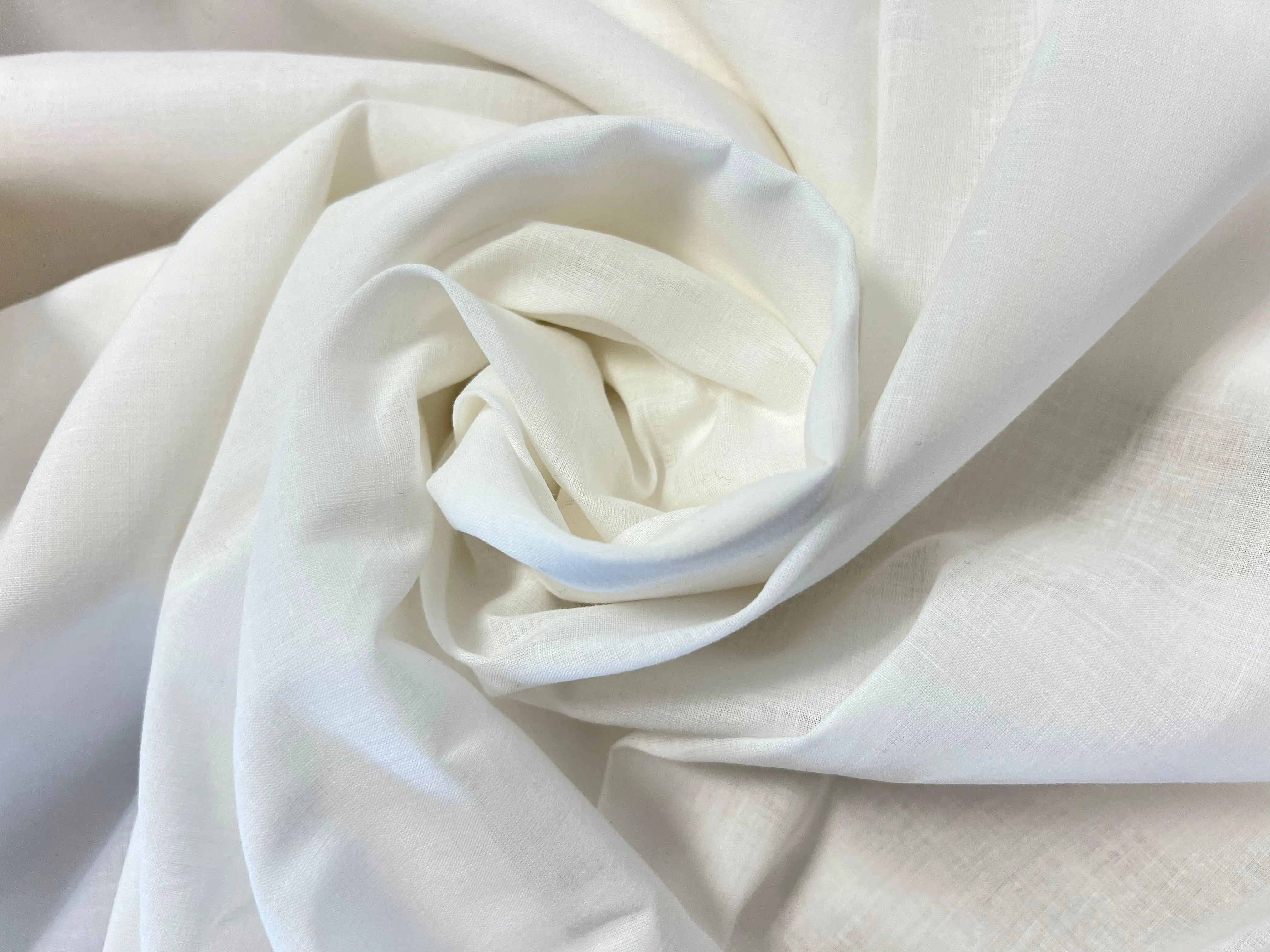 VOILE DE COTON BLANC OPTIQUE - My Little Coupon - tissu - coudre